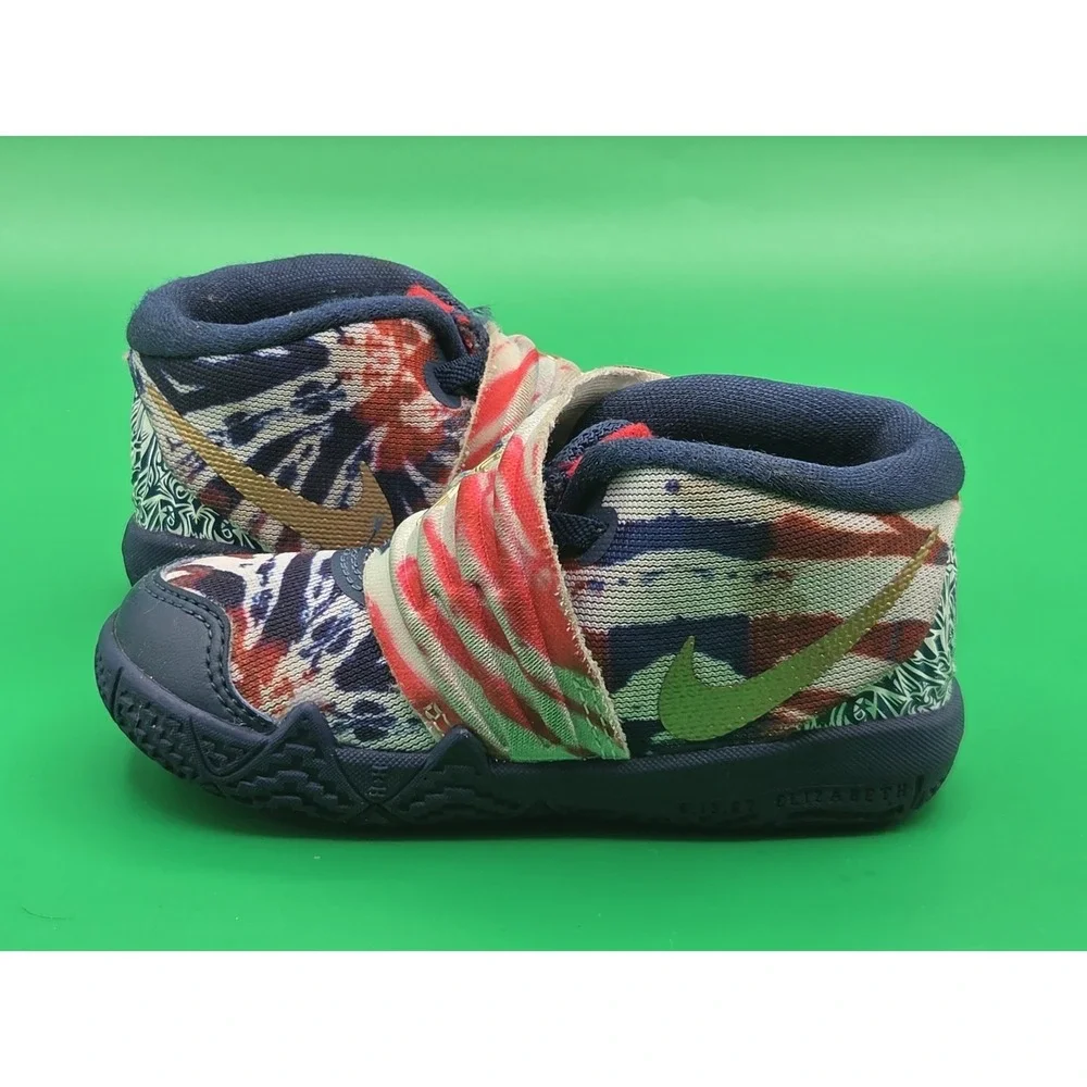 Nike Toddler KYBrid S2 TDV Tie Dye Basketball Shoes DA2324-400 USA Blue Size 6C